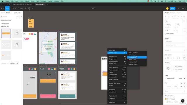 204. Where should you keep your main components in Figma