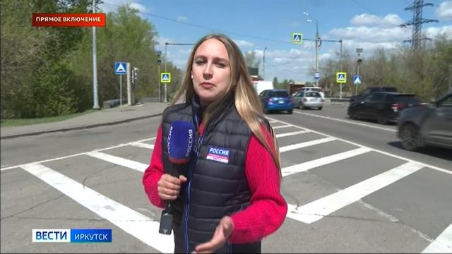 В Иркутске специалисты приступили к обновлению дорожной разметки