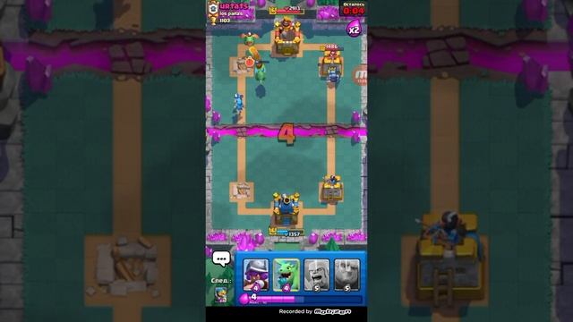 Апаем кубки на 4 арене Clash Royale