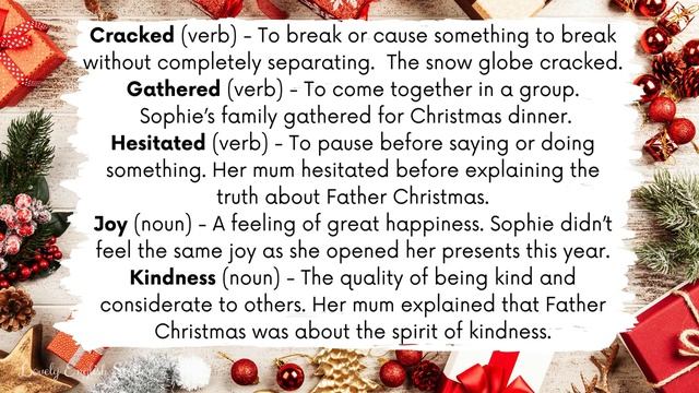 LOWER-INTERMEDIATE ENGLISH STORY🎅The Christmas Spark🎅 A2 - B1   Level 4-5   British English Practi