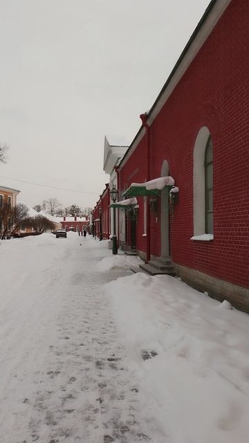 Невская куртина Петропавловской крепости, Петербург. 12 декабря 2023. Видео №2.