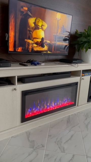 Эксклюзивный заказ под линейный очаг Saphir 42 #электрока?