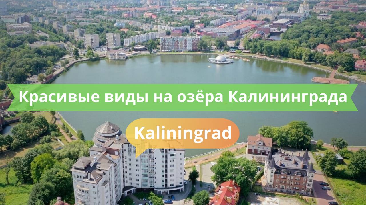 Прогулка у озёр Калининграда 🌿 Вода, зелень, спокойствие