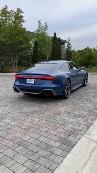 2024 Audi RS7 Performance in Ascari Blue Matt Color 🔵 #shorts #audi #RS #RS7 #AudiRS7