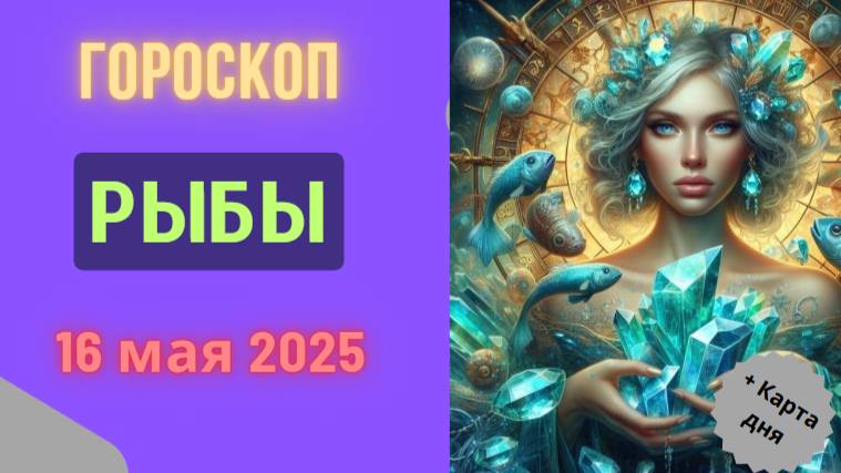 ♓ РЫБЫ – ГОРОСКОП НА СЕГОДНЯ 16 МАЯ: ПРИСЛУШАЙСЯ К ТИШИНЕ
