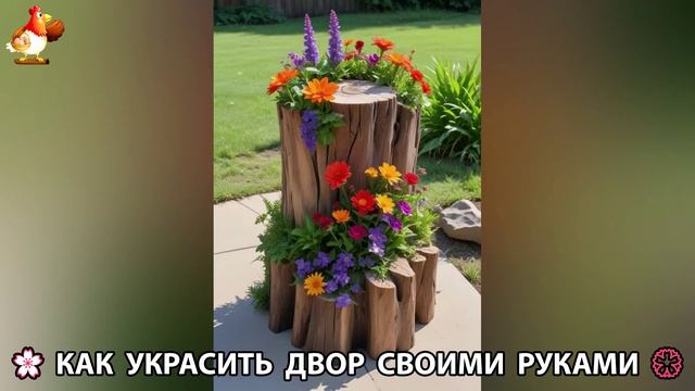 Как украсить двор дома фото идеи (516) 🏡 для дачи и сада своими руками 🌷🪻🌺💮