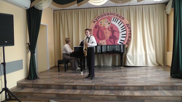 Илья Хабазашвили 12 лет(2/5 ПП) - Жанин Руэф "Песня и Паспье". Jeanine RUEFF "Chanson et Passepied"