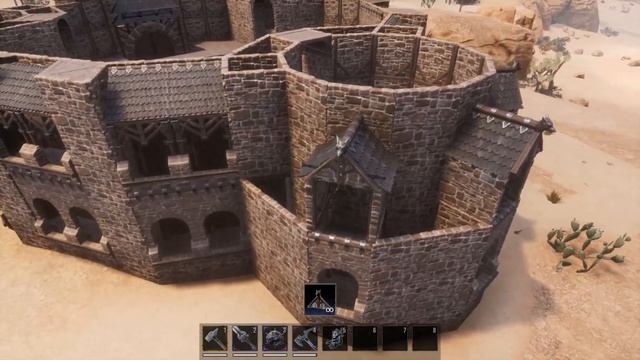 How To Build A Castle [ timelapse ] - Conan Exiles Age of Heroes