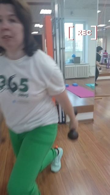 я на тренировке. ТАБАТА