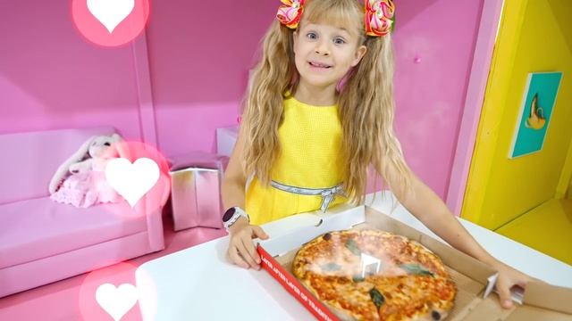 ДИАНА И РОМА - Диана и Рома Челлендж 4 цветные комнаты