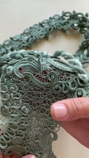 Вяжу крючком брюки Ирландское кружево irish crochet пояс дл?