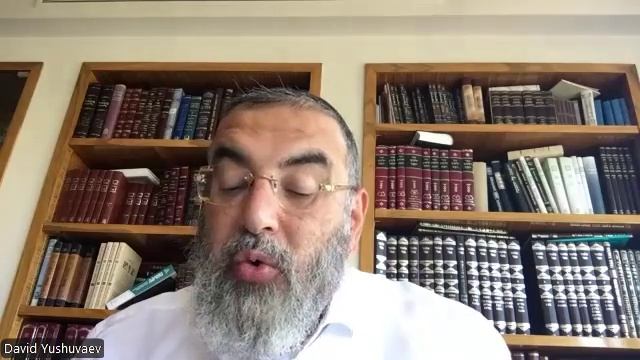 «Не нарушит слова своего», раввин Давид Юшуваев