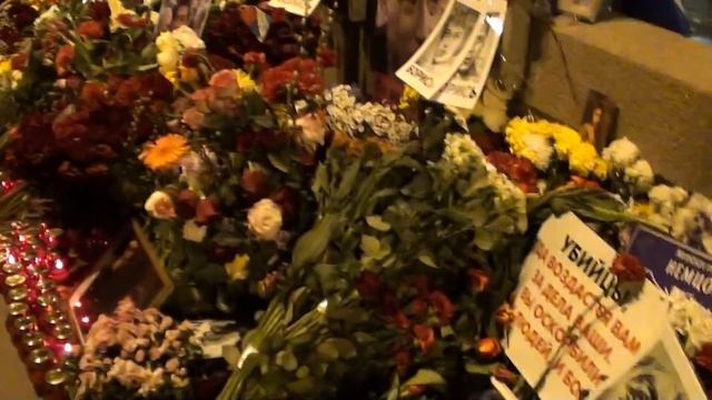 07.04.2015 на Большом каменном мосту, Борис Немцов, 40 дней со дня гибели