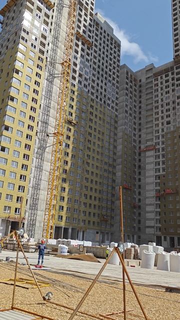 Разбивочные работы на строительном объекте