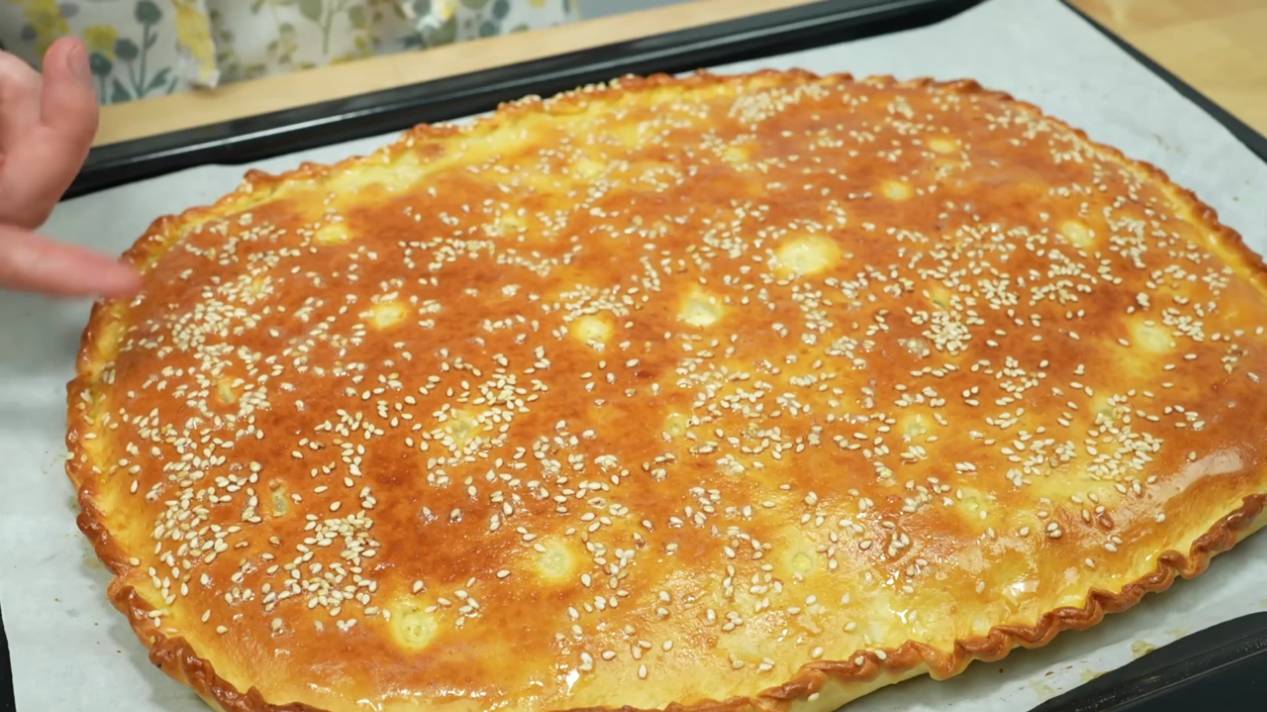 Пирог с куриным фаршем! Фирменное тесто на кефире!