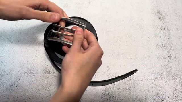Кожаный ремень 4 cм, итальянская пряжка TNBelt90