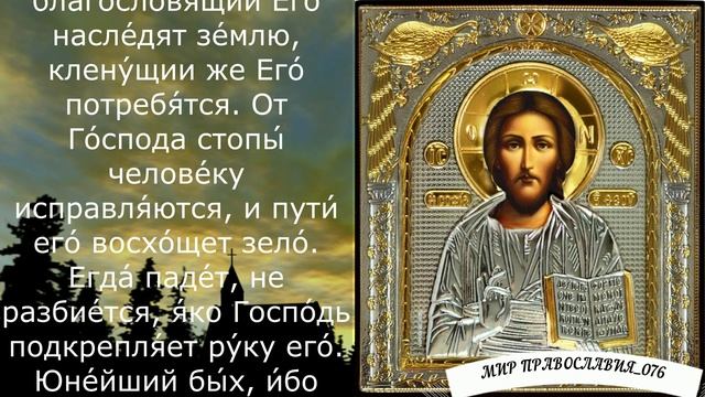 Молитва от обиды, злости и гнева - псалом 36