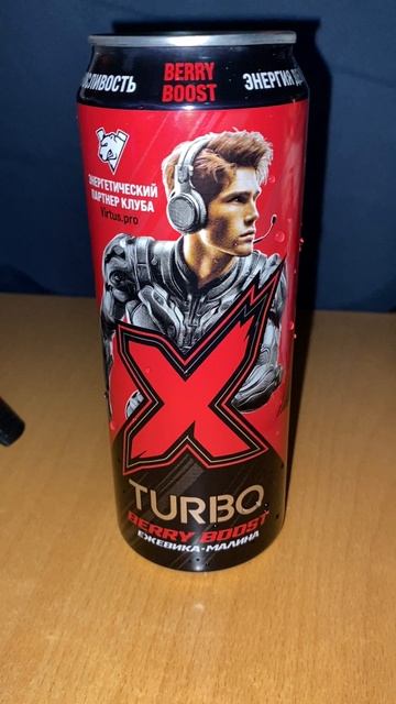 НОВЫЙ КРАСИВЫЙ ДИЗАЙН ЭНЕРГЕТИКА ЧЕРНОГОЛОВКИ X TURBO ЕЖЕВИКА МАЛИНА / ПАРТНЕР КЛУБА VIRTUS PRO