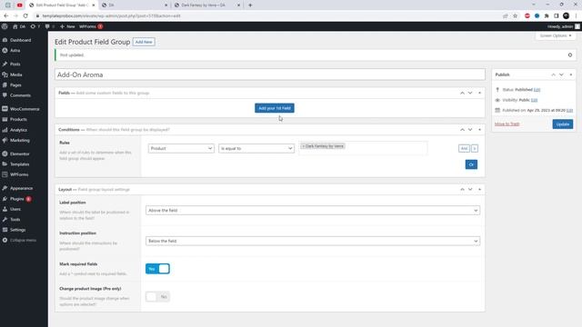 Как бесплатно добавлять дополнения к продуктам - Product Addons for WooCommerce Products For free