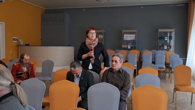 Ольга на круглом столе в Магадане 16.05.2025 г.
