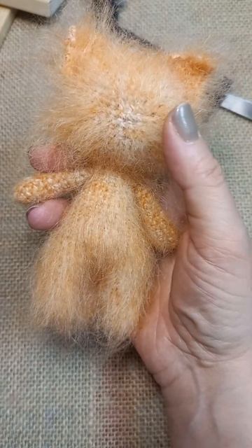 Рождение игрушки #вязание #вязаныйкот #вязаныеигрушки #игрушкакот
