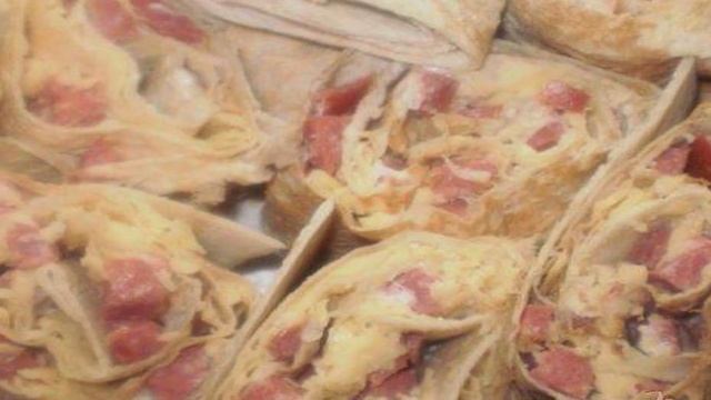 Закуска из лаваша