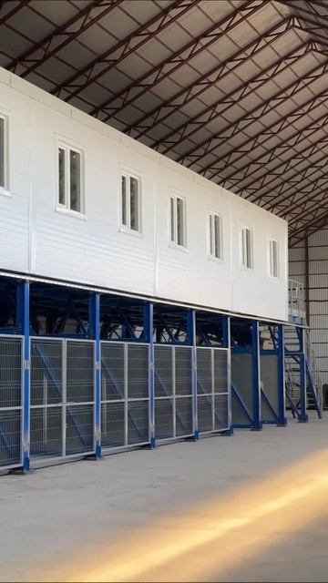 Каркасный ангар под мусороперерабатывающий цех