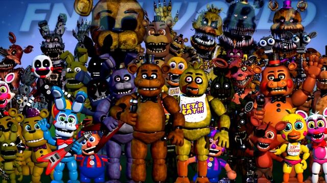 Five Nights At Freddy's 4 - МИР ФНАФ С МАРИОНЕТКОЙ!