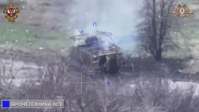 Отряд «Охотник» уничтожил бронетехнику ВСУ