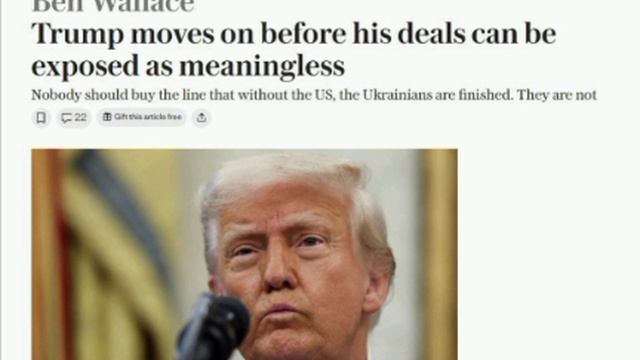 ‘Мы должны быть готовы пойти на жертвы’ – экс-министр  Великобритании Уолис призывает продолжить вой