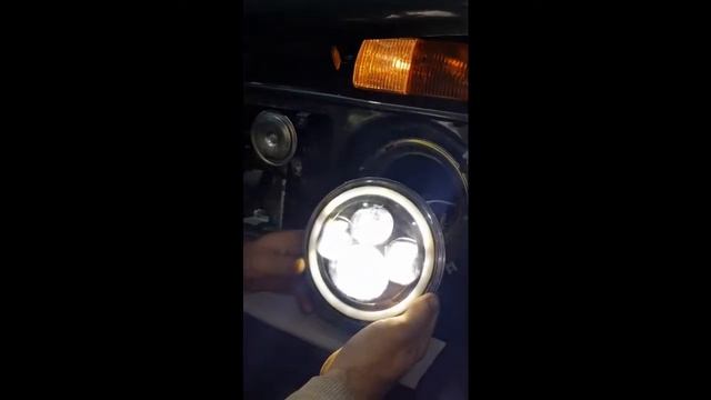 фары НА НИВУ (LED фары)  установка светодиодных фар ссылка на фары в описаниях