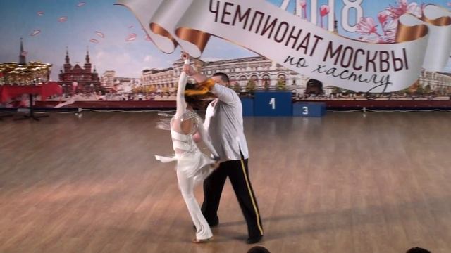 12.5.2018 ЧМ-1 A-class Slow 6 место №256 Никита Гриненко - Татьяна Дутчак