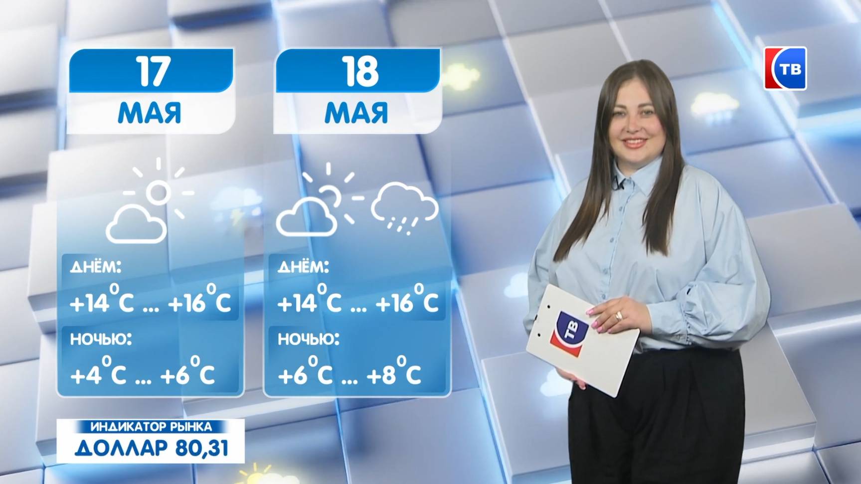 Прогноз погоды на 16 мая