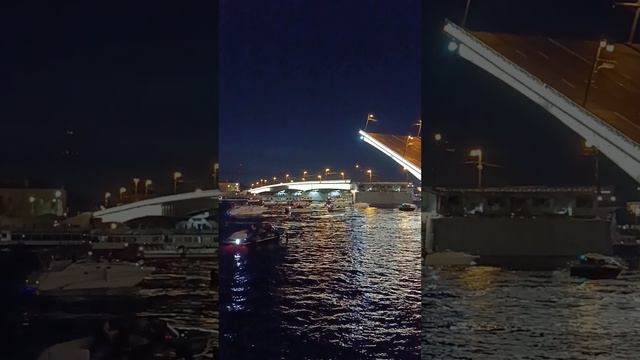 Санкт-Петербург,разводка мостов