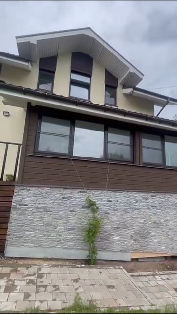 Остекление веранды в ДНП "Пять Холмов". Компания "Окно ?