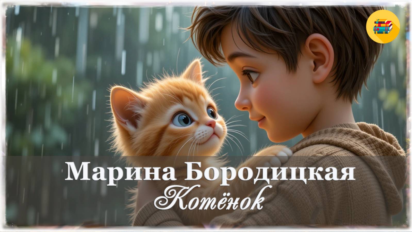 😿 М. Бородицкая. Котенок | Стихи о животных | Стихи наизусть