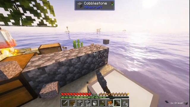 OceanBlock 2 — как приручить мобов и создать охрану на плоту 🐾🛡