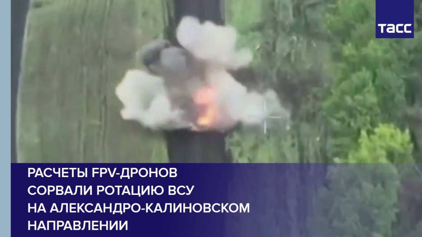 Расчеты FPV-дронов сорвали ротацию ВСУ на александро-калиновском направлении