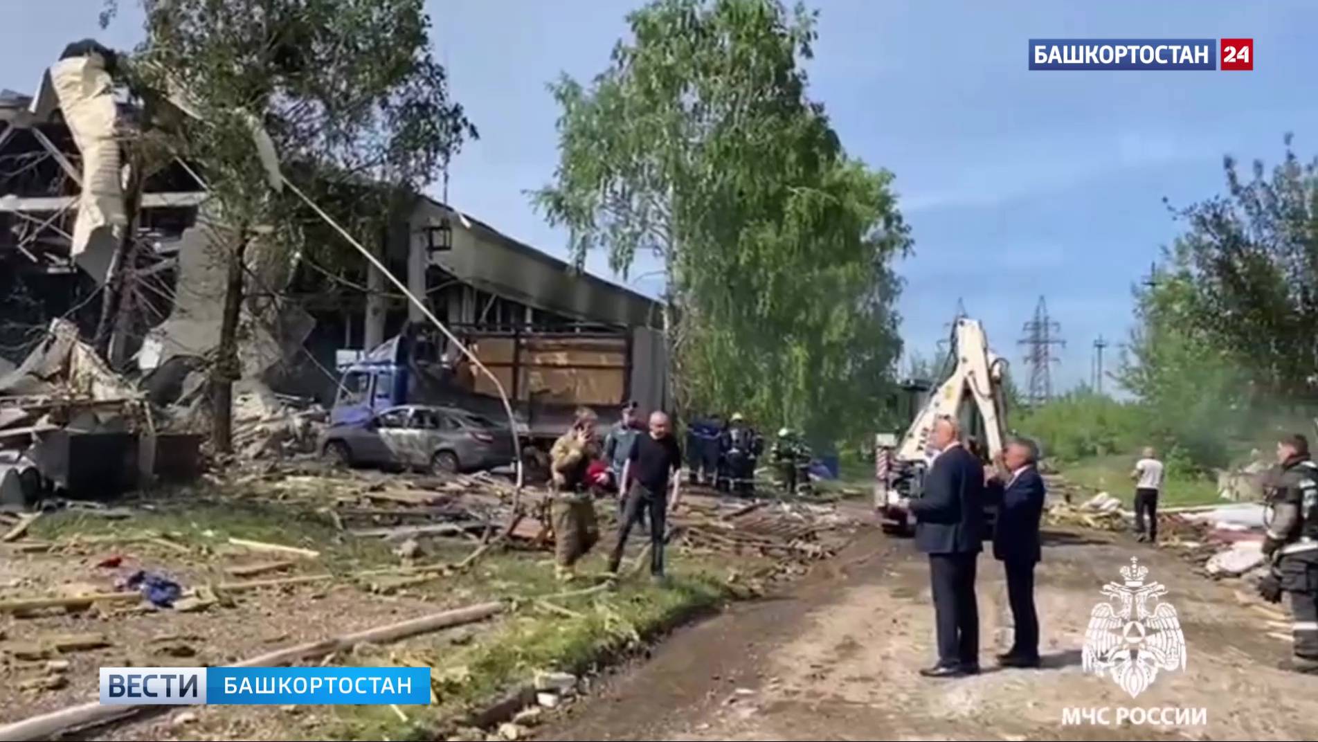 В МЧС рассказали подробности ЧП на предприятии Башкортостана