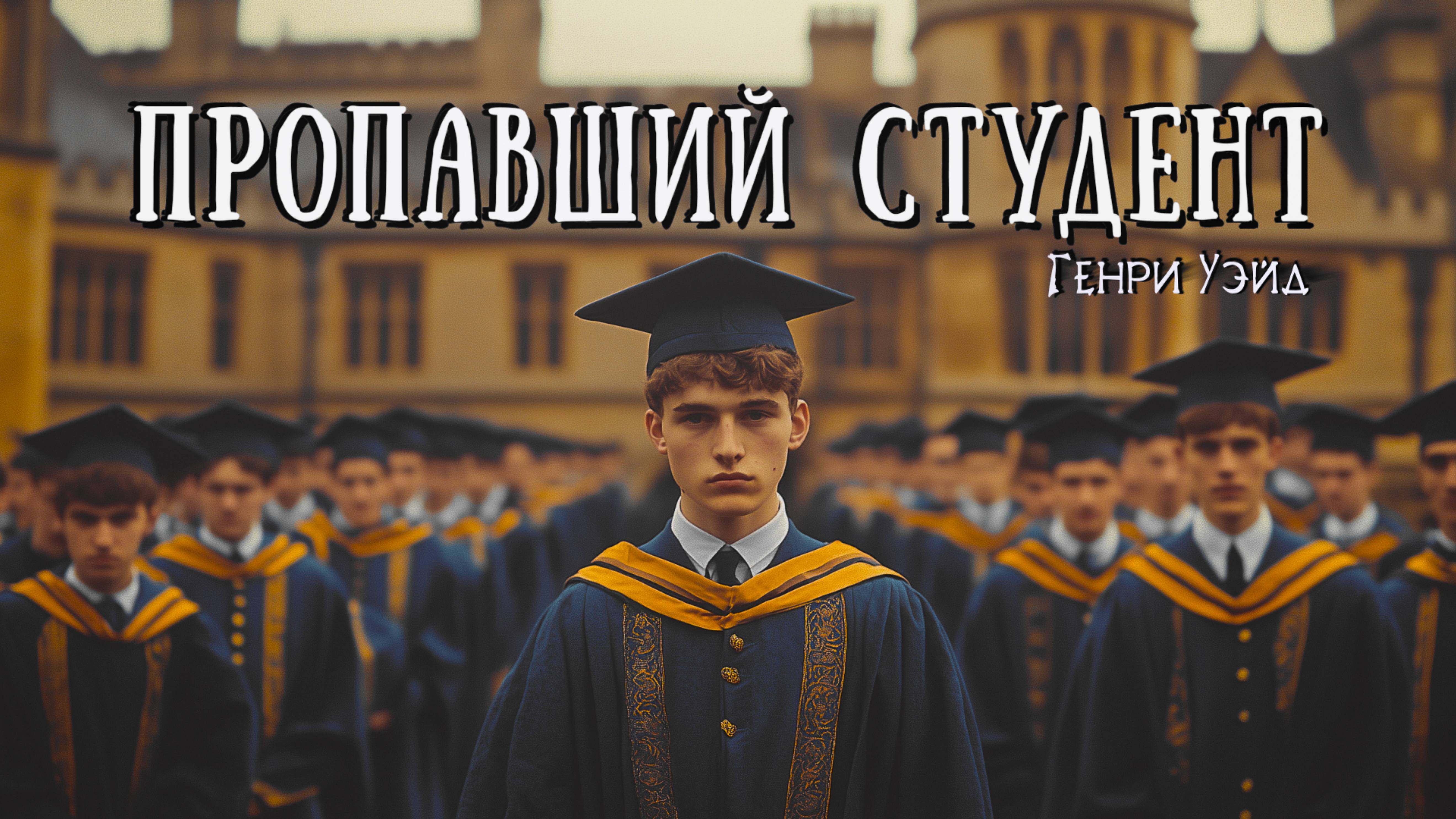 ПРОПАВШИЙ СТУДЕНТ | Детектив | Классика | Аудиокнига | Генри Уэйд