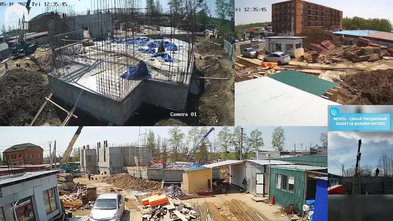 16.05.2025 - СТРОИТЕЛЬСТВО ПЕРВОЙ ДАЛЬНЕВОСТОЧНОЙ СОБОРНОЙ МЕЧЕТИ