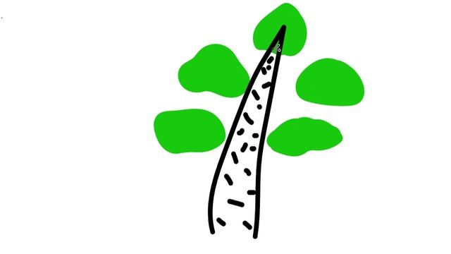 Рисуем березу часть 27