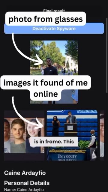 👓 Студенты Гарварда сделали софт для умных очков Meta