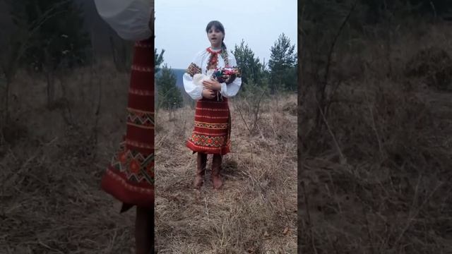 Тарас Шевченко . Уривок з поеми"Катерина", читає Львівська Анастасія (12 років)