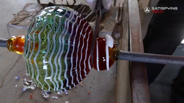 Увлекательный процесс создания произведений искусства из стекла!