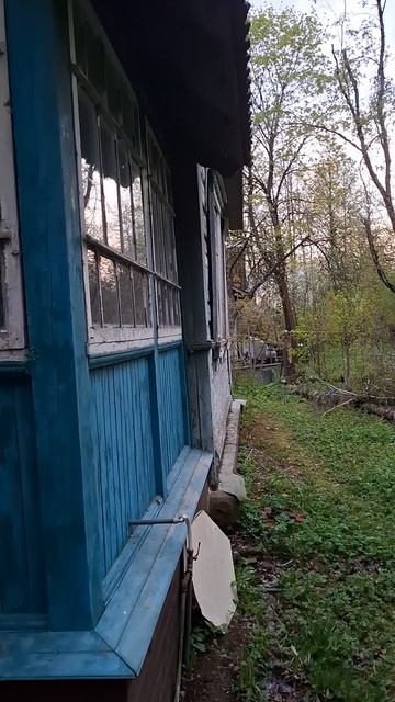 Перевезли через забор чтобы увидеть заброшенный дом😁