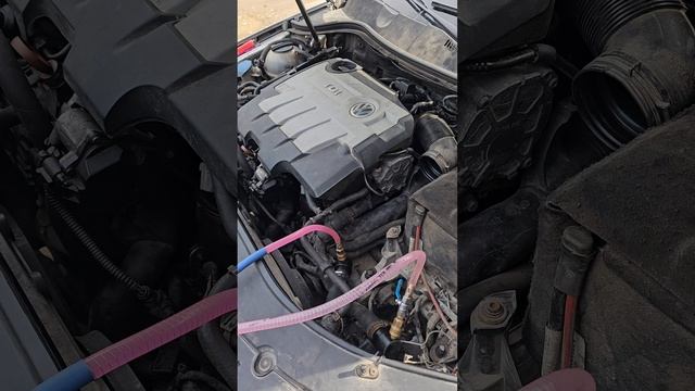 ✅️ Volkswagen Passat B6 2.0D 2008 2903235км: промывка системы охлаждения