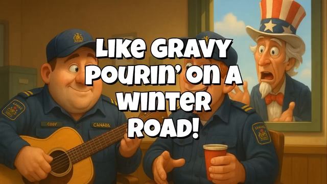 Coffee Break at the Border 🇨🇦 _ A Hilarious Canadian Song About Americans Moving North