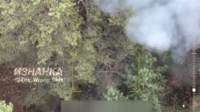 Уничтожение FPV-дронами 82-мм миномета, двух танков Т-72 и одного Т-64 ВСУ в районе н.п. Кутьковка