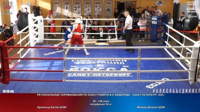 146 пф 54 кг Арнгольд Артём ШОН Иванов Даниил ШОН